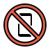 no mobile phones